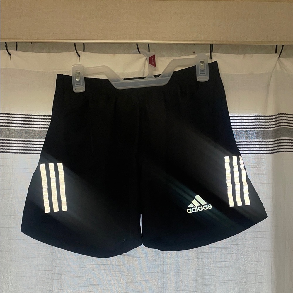Adidas Black Reflective Shorts